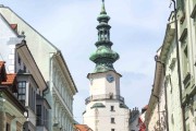 views from wallking tour of old town Bratislava